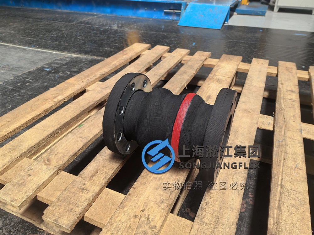 JIS 5K DN80 marine rubber expansion joint, custom 250mm twin sphere rubber bellow with rubber encapsulated galvanized carbon steel flanges, alternative to Trelleborg for shipyard cooling lines.